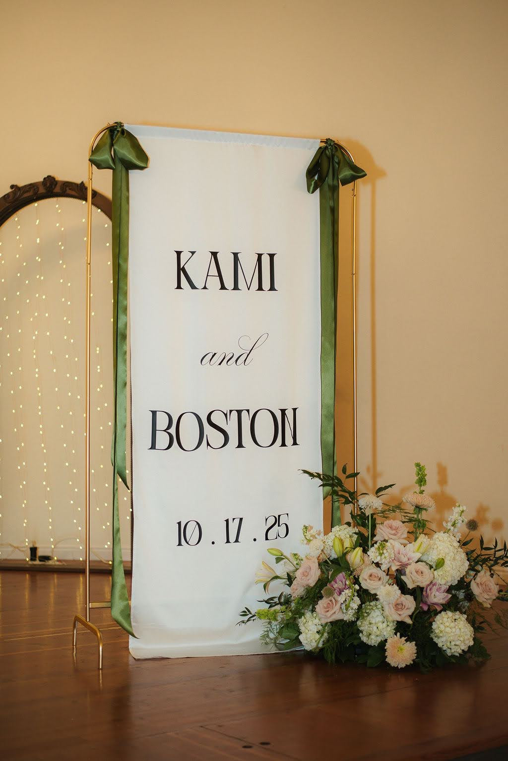 Custom Fabric Event Signs – Personalized, Elegant & Reusable Event Décor