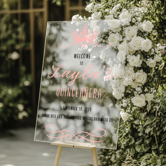 WELCOME ACRYLIC SIGN