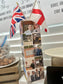 Custom Photo Collage Acrylic Centerpiece – 5” Panels x 16” Tall | Reusable Event Display with Removable Top & Flower Shelf