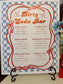 POSTER BOARD EVENT SIGNS
