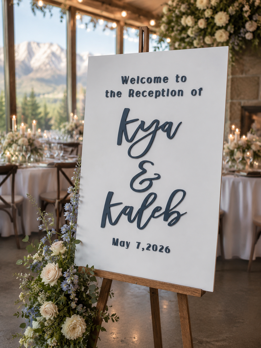 WELCOME ACRYLIC SIGN
