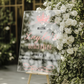 WELCOME ACRYLIC SIGN
